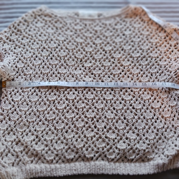 Jessica Simpson XS knitted top cream color - Picture 5 of 6